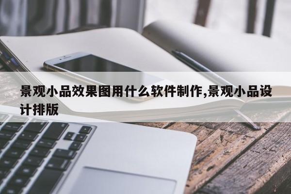 景观小品效果图用什么软件制作,景观小品设计排版